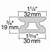 Harken 32mm Low-Beam Pinstop Track